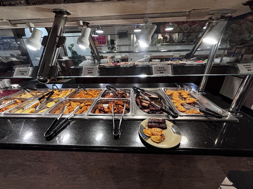 Hot Food Buffet Serving Line
